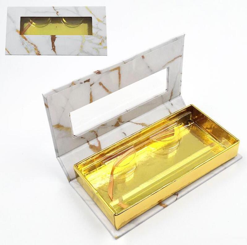 5Pairs Of False Eyelash Packaging Box Lash Book Fake 3D Mink Lashes Strip Packing Case Empty Eyelash Box