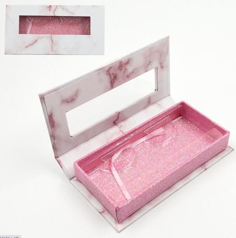 5Pairs Of False Eyelash Packaging Box Lash Book Fake 3D Mink Lashes Strip Packing Case Empty Eyelash Box