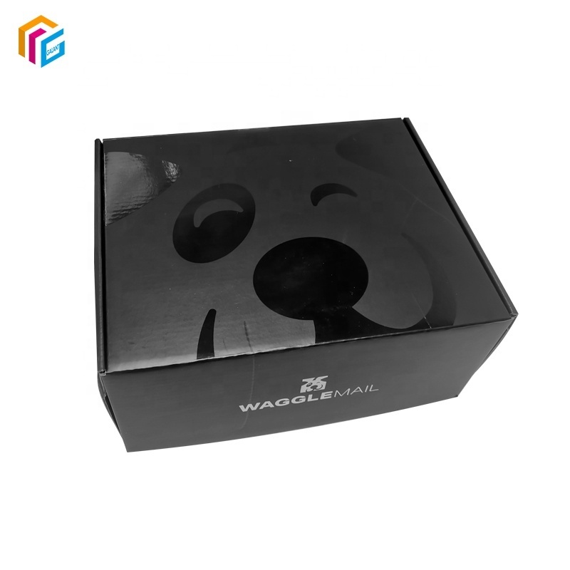 China Factory Custom Logo shoes box Corrugated Shipping Box With Underwear Men Paper Gift Bag For Lingerie Women Packaging Box