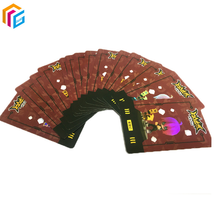 Waterproof Custom Print Color Tarot Card Decks Holographic Playing Cards with Guidebook