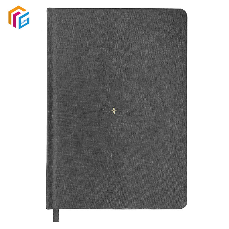 Free Sample Journal Manufacturer Printing Custom A5 Hardcover Pink Linen Fabric Cover Love Journals