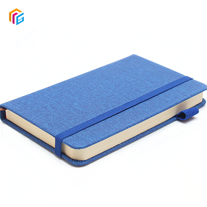 Logo Customized A5 pocket sublimation Notepad PU Leather Diary Note Book Custom Elastic band Hardcover Journal Notebook