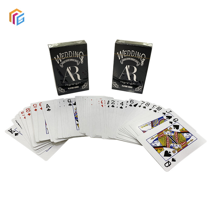 Custom Personalized Logo Color Printing Paper Advertising Poker Game Texas Poker Playing Cards