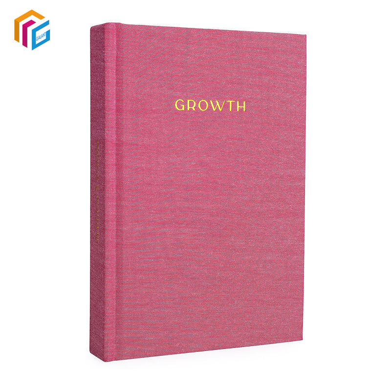 Wholesale Custom Logo Print Linen Journal Hardcover Notebook Perpetual Calendar Dates Journal