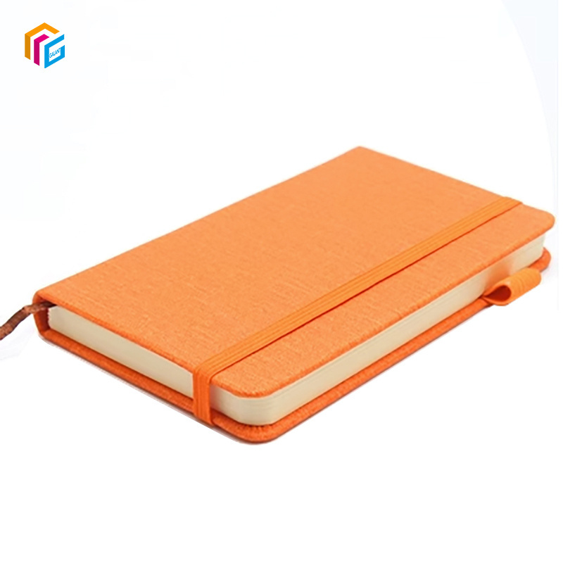 Logo Customized A5 pocket sublimation Notepad PU Leather Diary Note Book Custom Elastic band Hardcover Journal Notebook