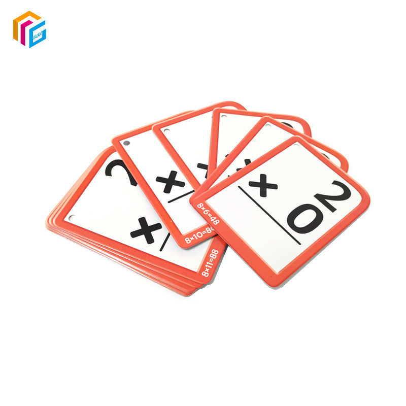 Custom Printing Children Fun Game Paper Card Poker Card For Learning Maths