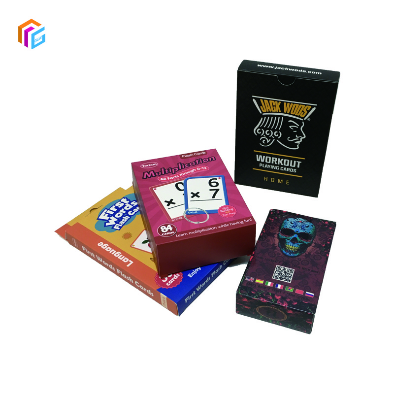 Custom Picture Printing Luxury Game Poker Card Recyclable Eco-friendly Paper A Deck Of 54 Pcs Playing Cards