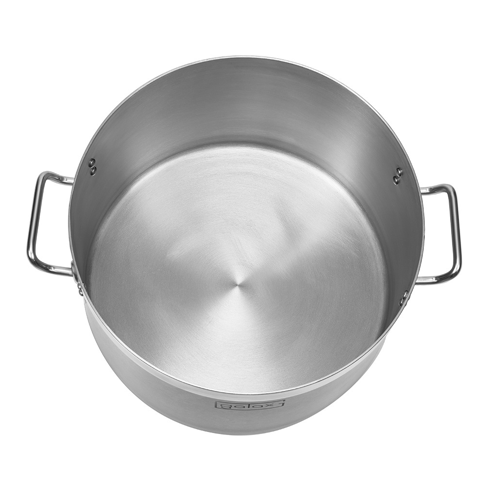 50L hotel soup pot 04 model   304 Stainless Steel cooking pot Stainless Steel Large Commercial Cooking Pots