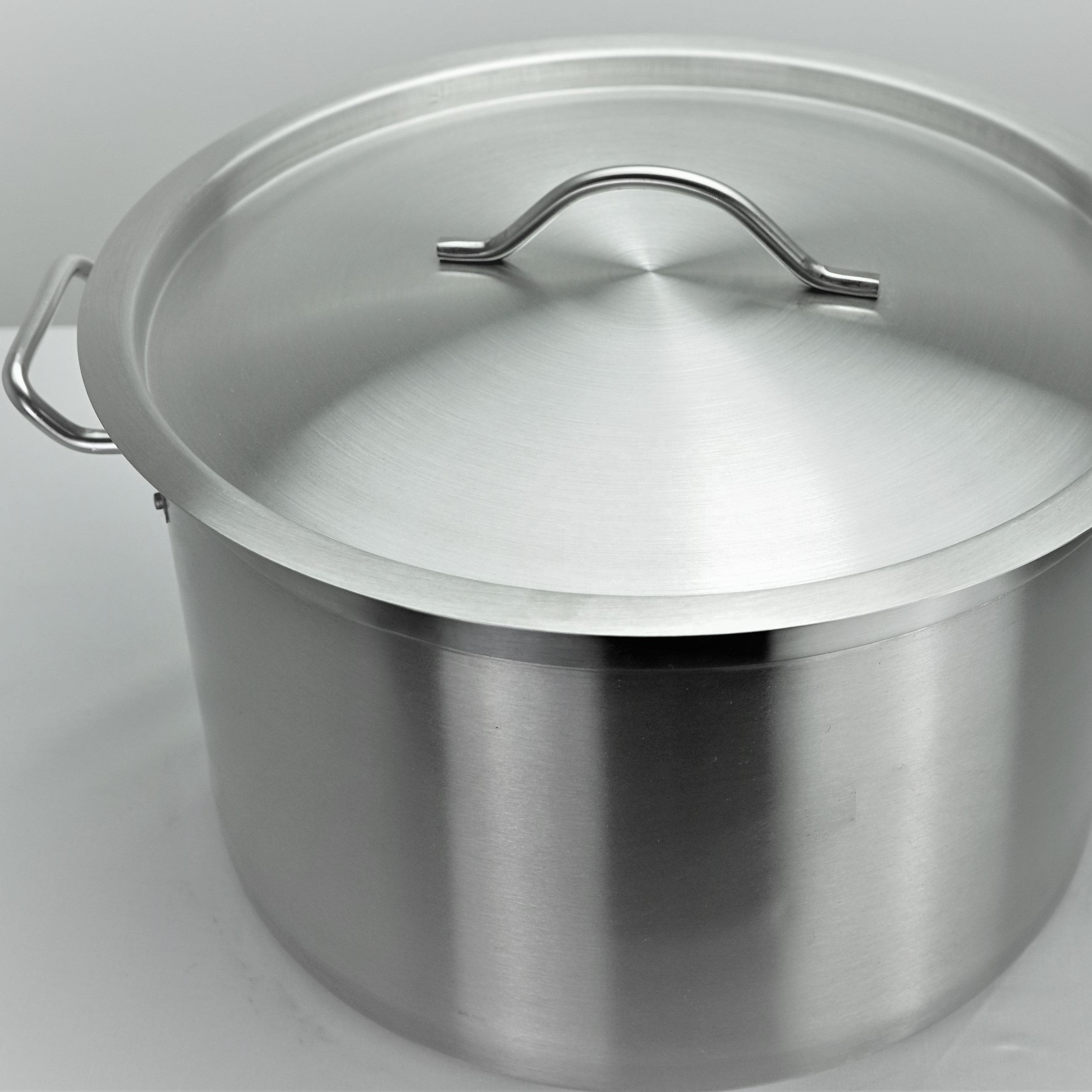 3-ply Bottom StainQuality Strictly Straight Shape Stainless steel short body pan  Cookware Sets