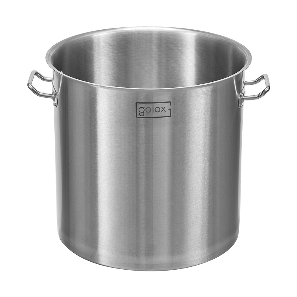 03 style 48L-213L Big  commercial cooking pots outdoor stainless steel cooking stock pots soup pot