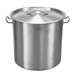 high quality 50L hotel soup pot 304 Stainless Steel cooking pot Stainless Steel Large Commercial Cooking Pots