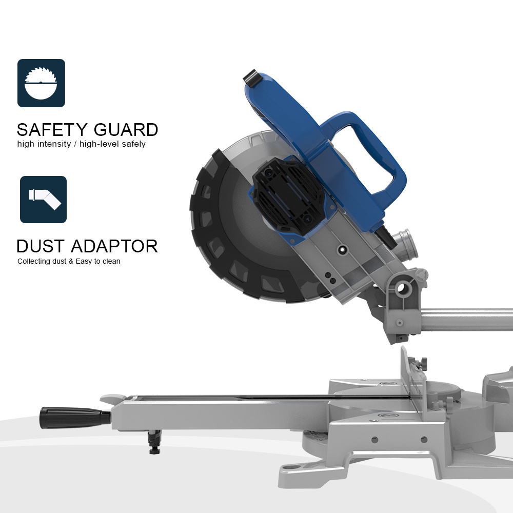 Galaxia Corded Electric 1450W Miter Saw for Aluminum Wood Compound Saw