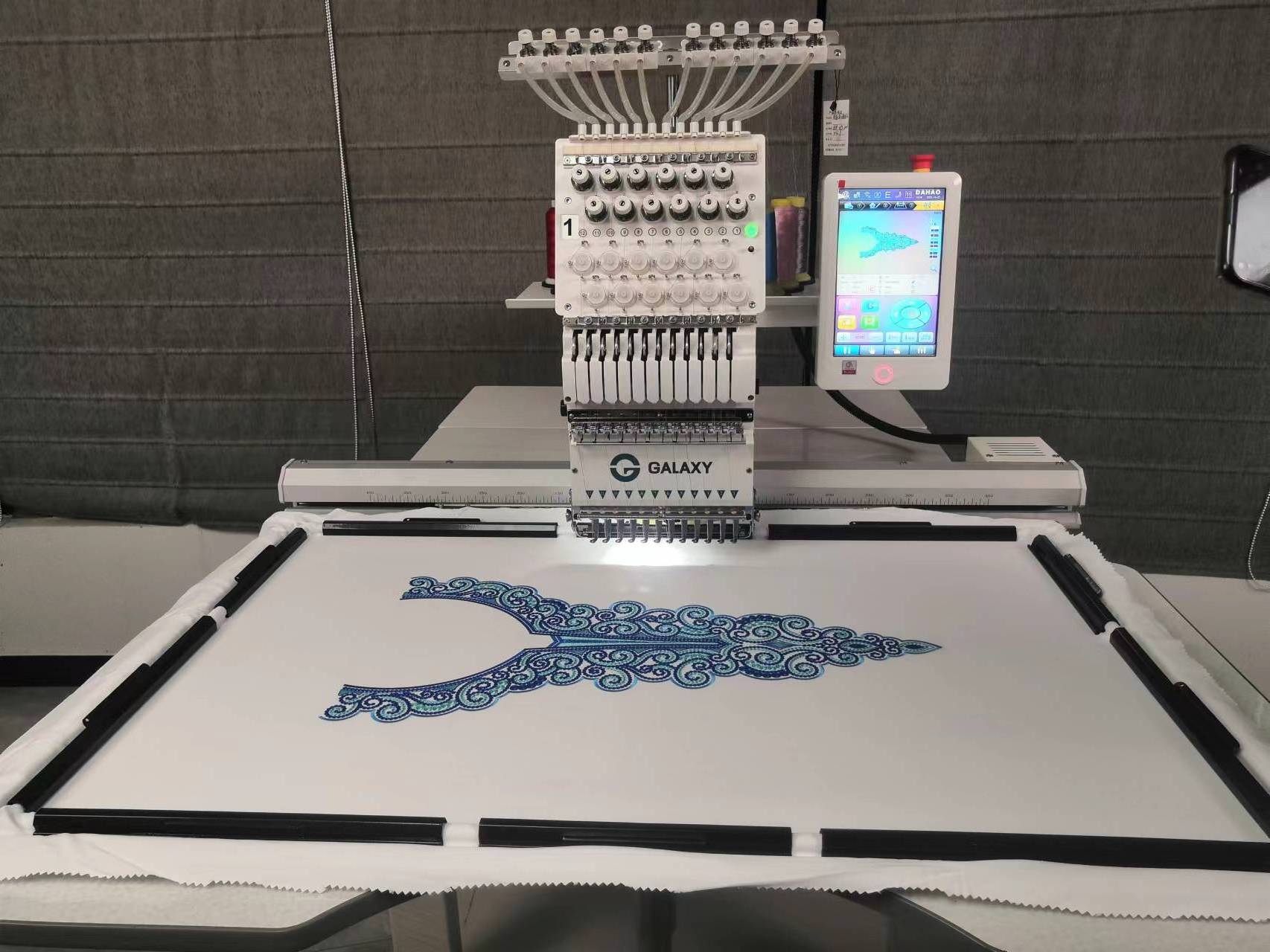 2023 most popular embroidery machine computerized machine embroidery with beads and cording device