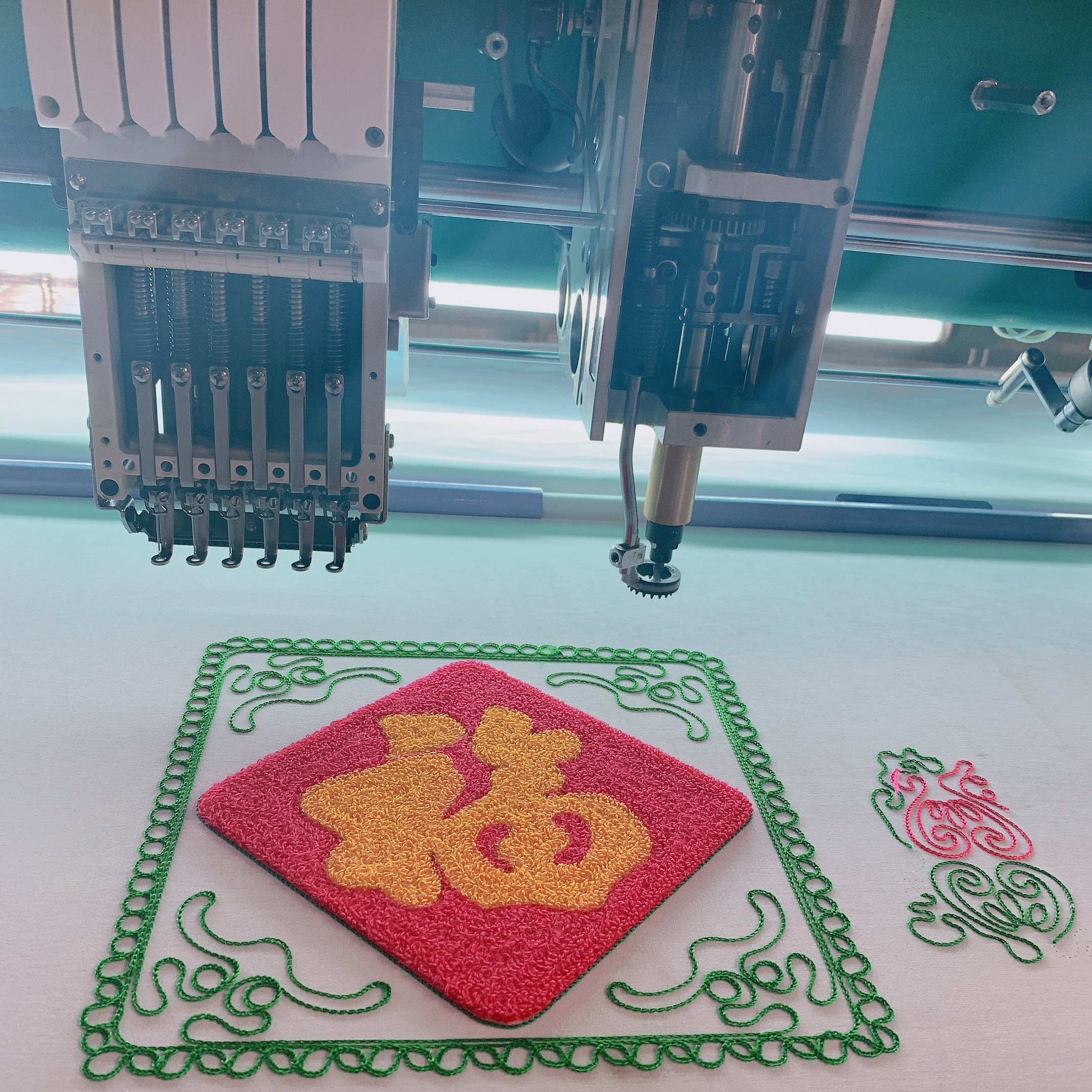 6heads high speed  CHENILLE Embroidery machine