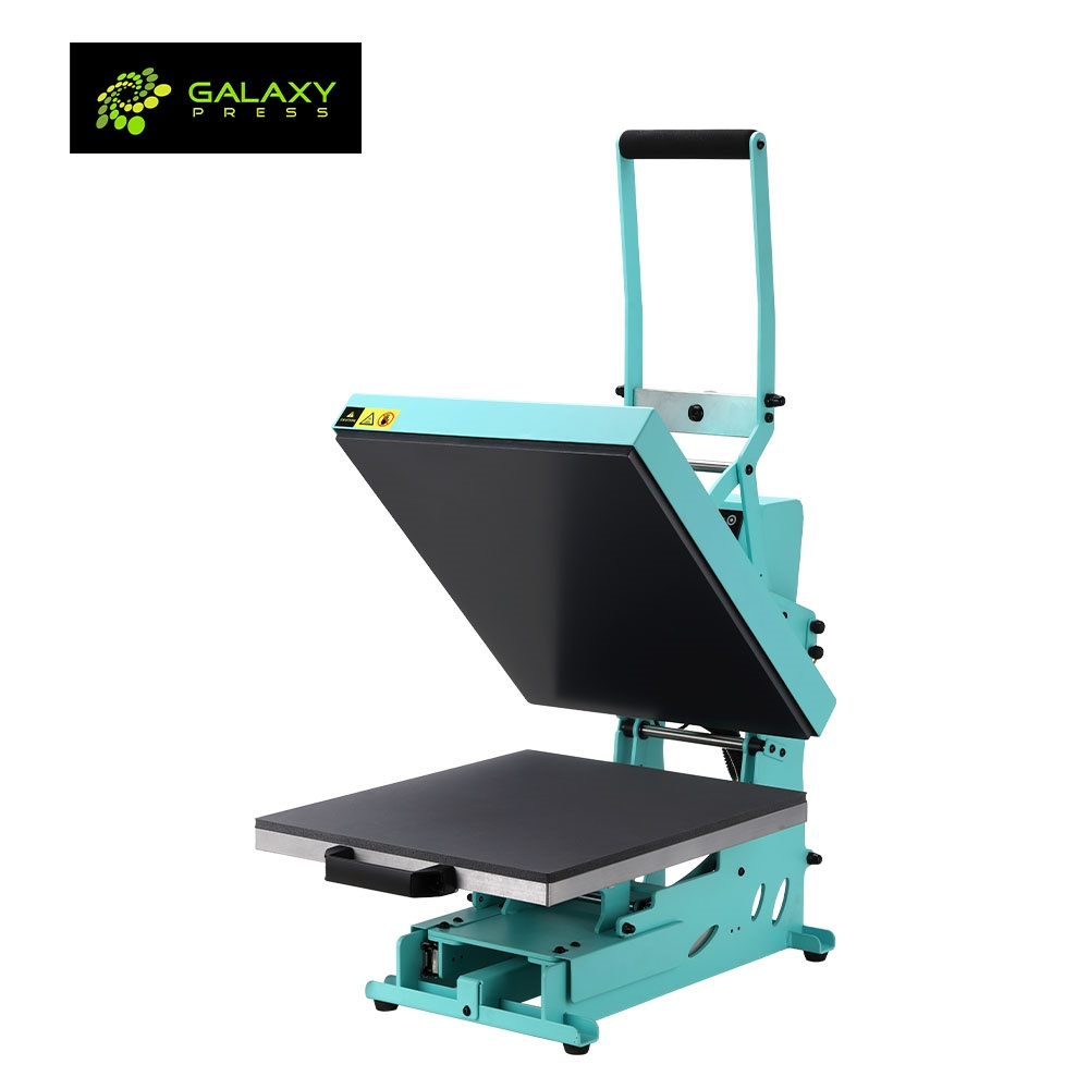 Galaxy Press Mint Color Gs-804 Ramlock Ramspin Clothes Automatic Heat Press Machines For T-Shirt