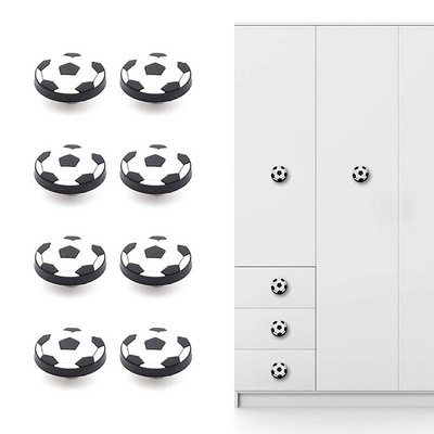 Children's Cabinet Knobs Cupboard Closet Dresser Drawer Pulls Handle Football Design Pull Knobs