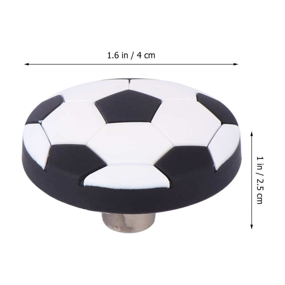 Children's Cabinet Knobs Cupboard Closet Dresser Drawer Pulls Handle Football Design Pull Knobs