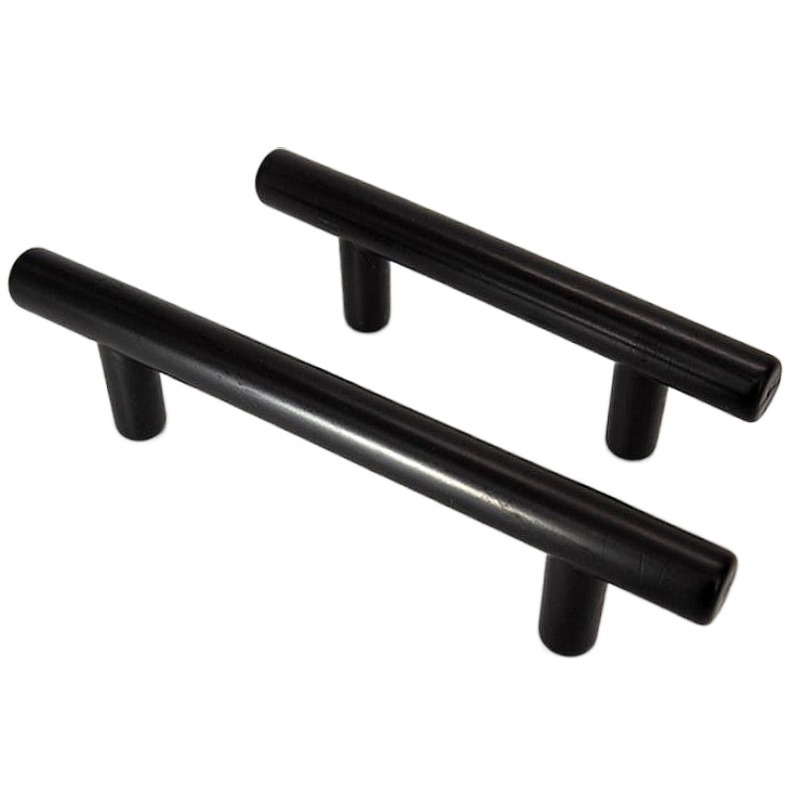 ABS Plastic Fashion Black Gold Door Handles Kitchen Cabinet Handles Solid Drawer Knobs Furniture Handle Hardware