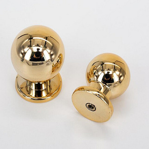 Hot Sale Plastic Crystal Knob Chrome Plated Plastic Furniture Handle White Round knob ABS knob