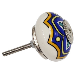 Color Pattern Rural Furniture Handle Ceramic Drawer Cabinet Knob Cabinet Kitchen Hardware Handle