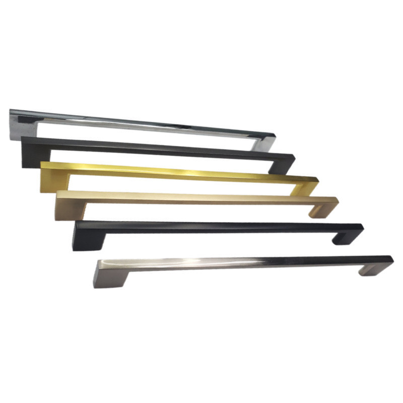 Decorative Furniture accessories Aluminum alloy Black Gold Silver Cabinet Drawer Pulls