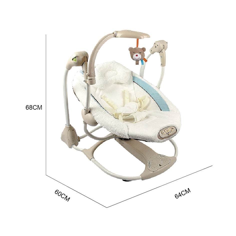 High quality automatic rocking crib for newborn baby cradle swing electric rocking chair for sale