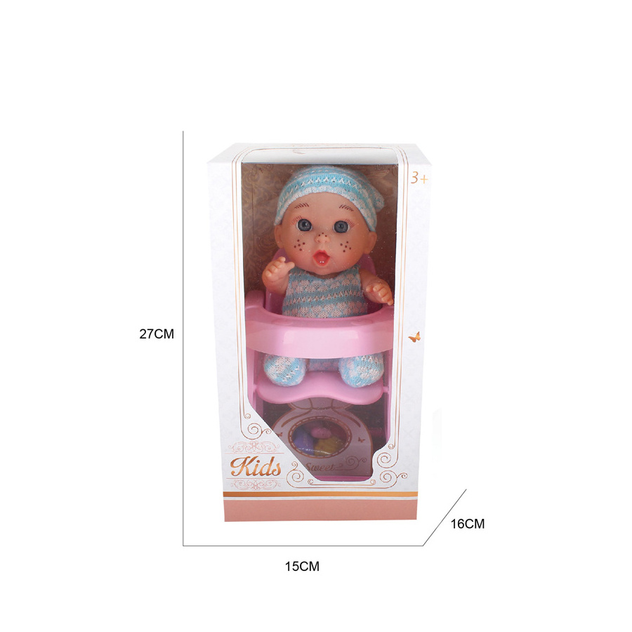 High quality 9 inch reborn doll kit with sounds silicone reborn baby dolls with stroller