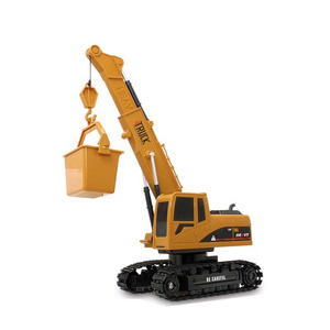 New 2021 rc excavator hydraulic for hand controlled rc car excavator toys remote control rc for kids