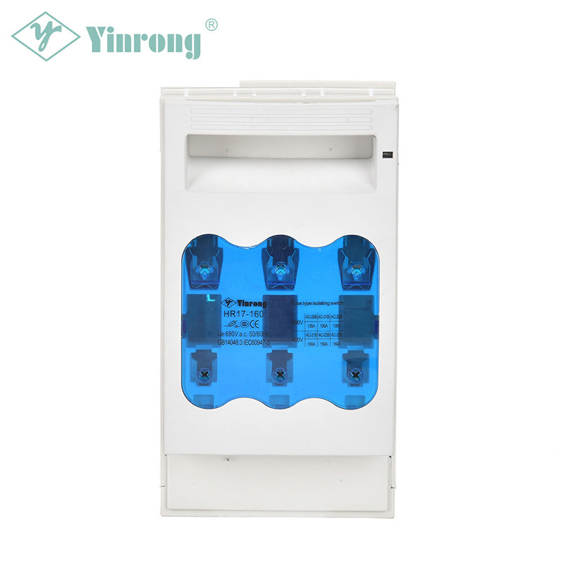 Yingrong HR17 690V 160 250 400 630A matched with NT series fuse type isolating switch fuse switch disconnector