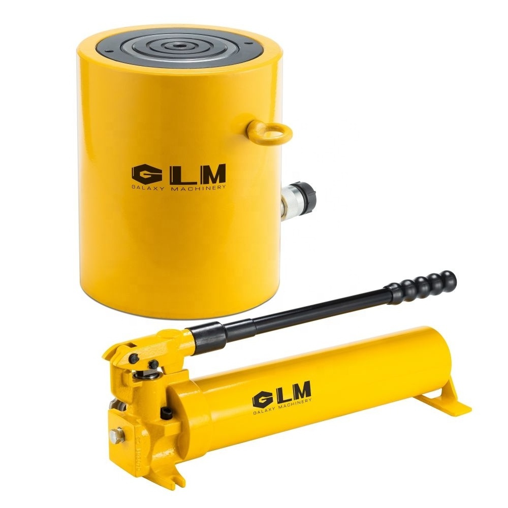 Single acting 100 ton high tonnage 700bar hydraulic cylinder jack for lifting bridge