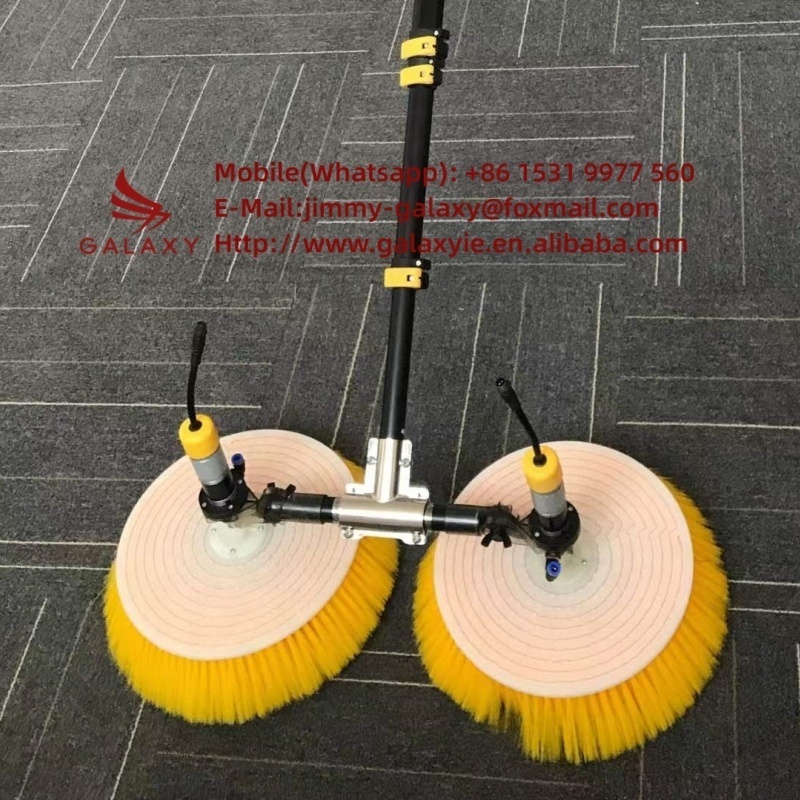 Solar Panel Cleaning Brush Solar Panel Cleaning Washing Machine 3.5m Automatic Roller Brush With Double Head Robot