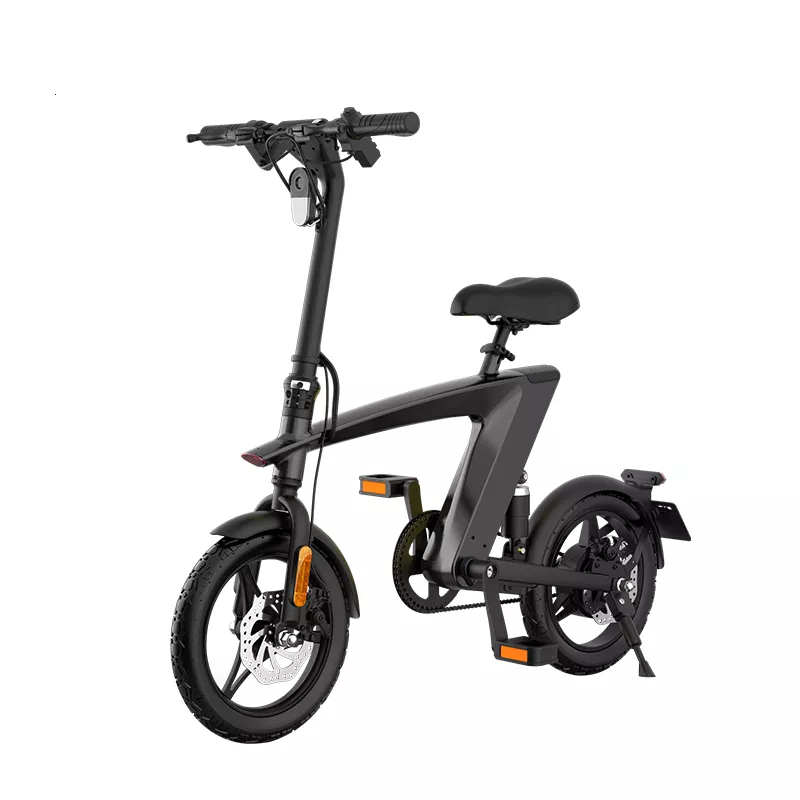 36V10AH Small Foldable Folding Used 250W Cheap Electric BIcycles For Sale 14 Inch Electric Bike