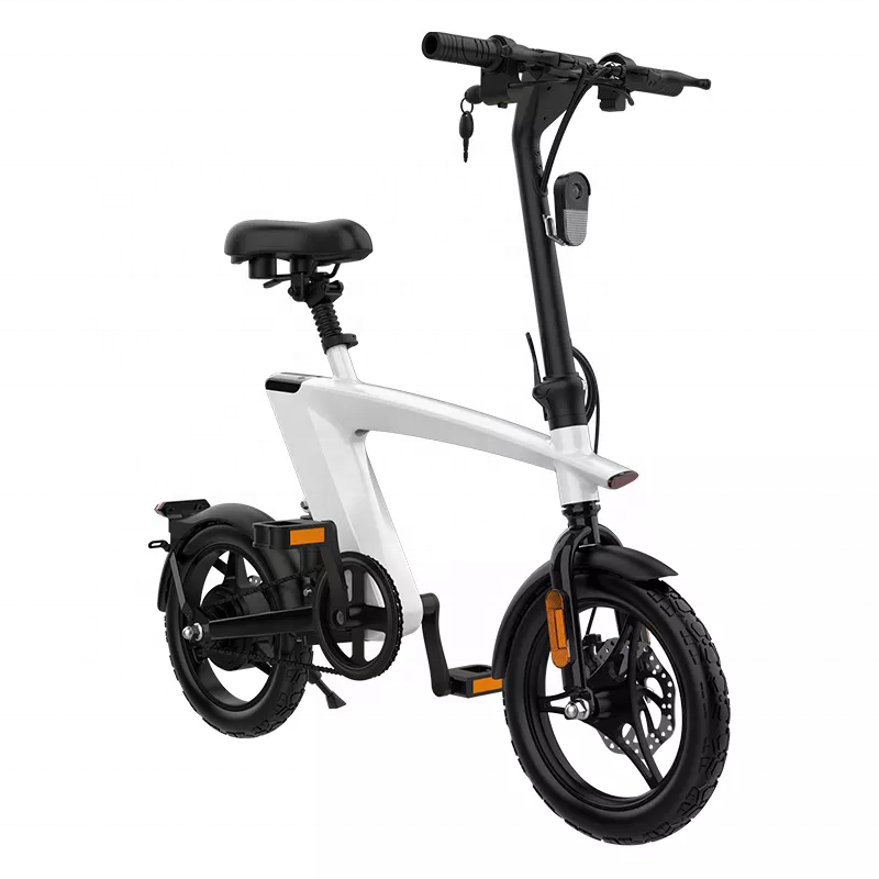 36V10AH Small Foldable Folding Used 250W Cheap Electric BIcycles For Sale 14 Inch Electric Bike