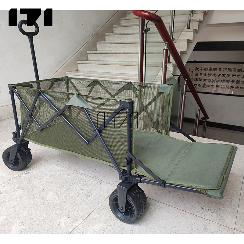 Factory direct selling cheap touring folding trolley hand carts trolley portable lightweight folding cart folding tool cart