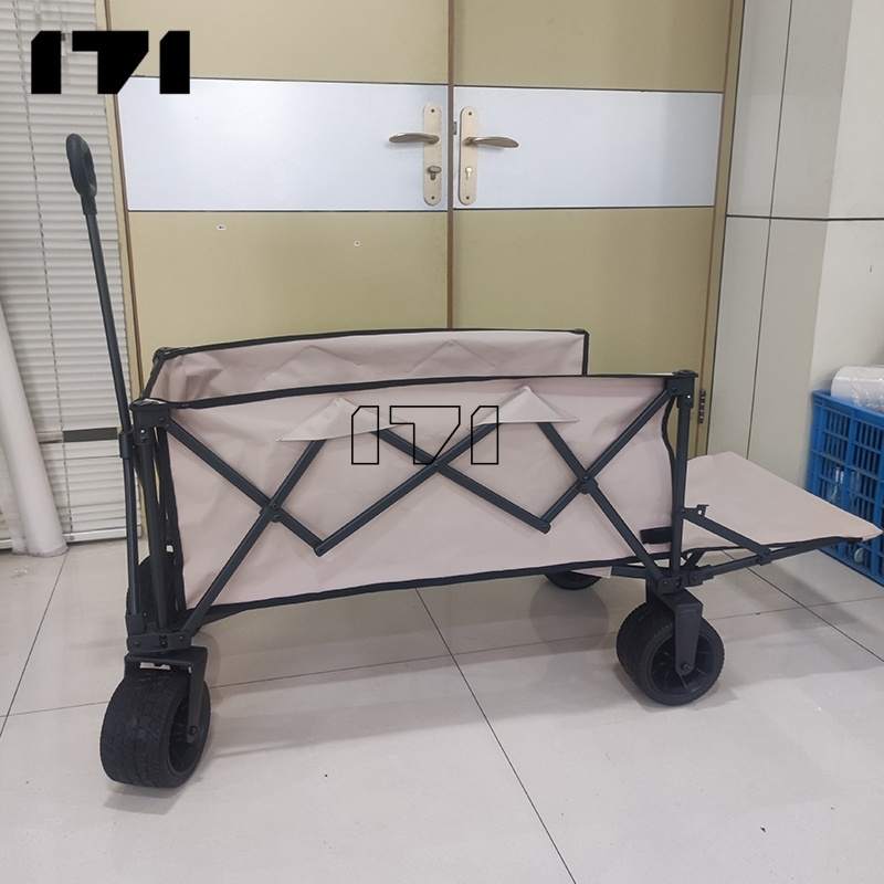 Compact portable rolling fold trolley cart market fold cart luggages folding camping cart for sale