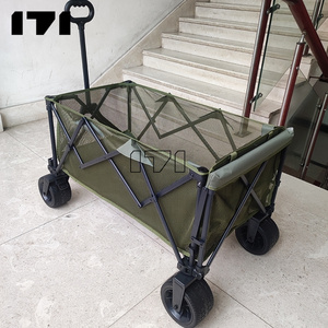 Factory direct selling cheap touring folding trolley hand carts trolley portable lightweight folding cart folding tool cart