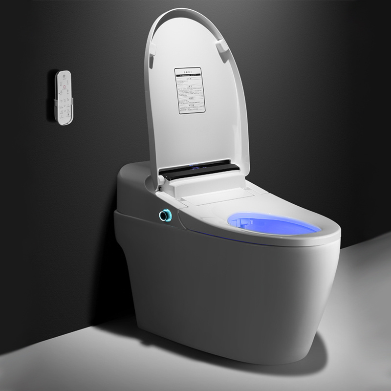 Japanesee elongated  auto smart bidet smart toilet bidet bowel intelligent smart  with remote control new desgin for bathroom