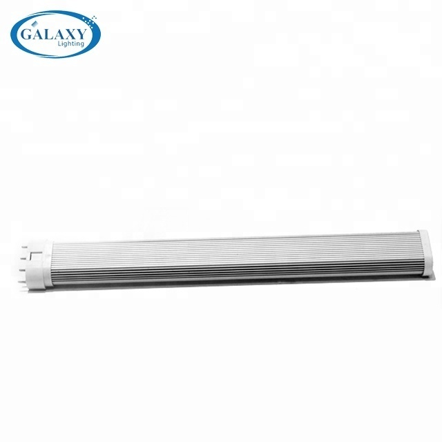 Top quality PLL 2G11 led tub Double sides 4pins led tube light housing led light fixture 12W 2g11 LED light