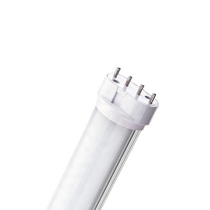 Top quality PLL 2G11 led tub Double sides 4pins led tube light housing led light fixture 12W 2g11 LED light