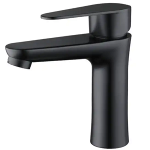 Matt Black and chrome Finished Solid Sink Mounted Flexible Kitchen Faucet