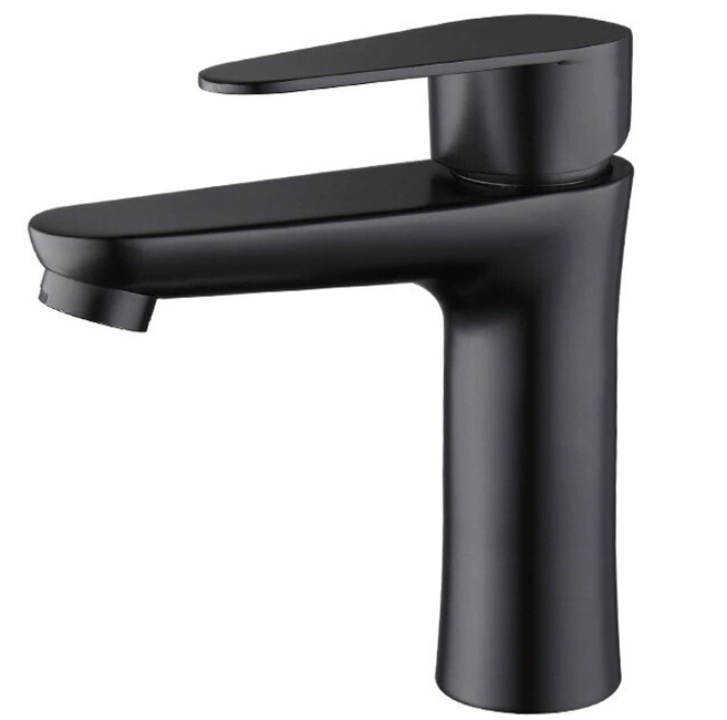 304 stainless steel hot cold faucet matte black health water sink bathroom basin faucet