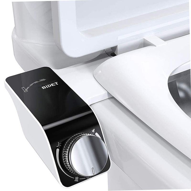 cold and hot water toilet Bidet attachment,Self-Clean,dual nozzle, Non-Electric Mechanical