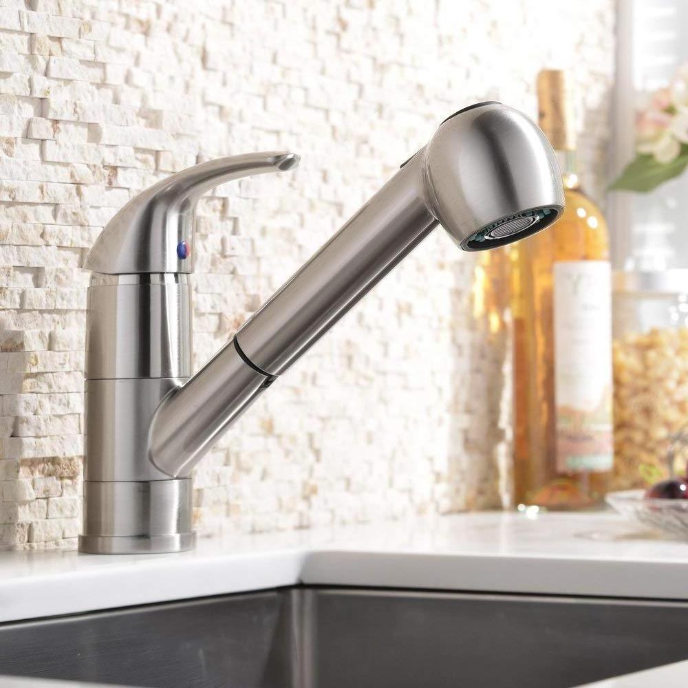 CUPC hot selling  Multi Functional Low Cost Kitchen Sink Faucet Pull Out Taps