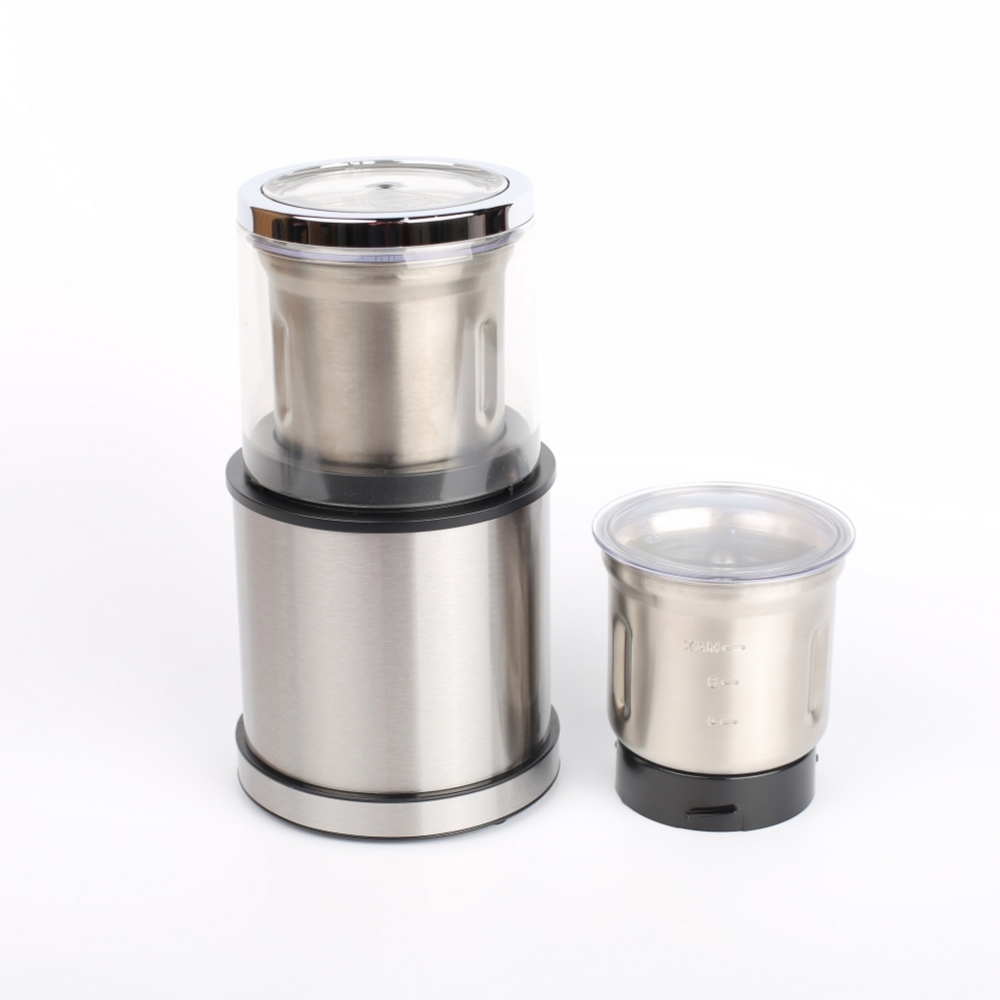 basic coffee grinder stainless steel large capacity grinder machine removable cup coffee grinder