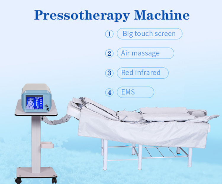 3 in 1 lymphatic drainage mahinga arm pressotherapie professionnel suit infrared ems professional pressotherapy machine