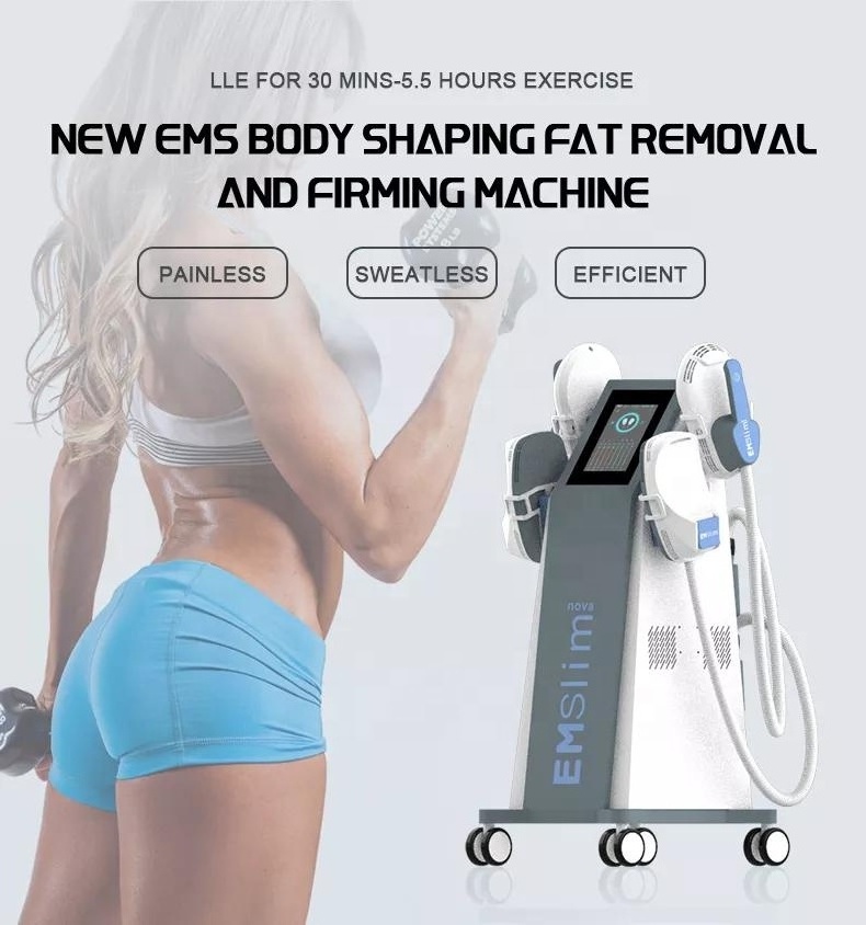 Emslim Neo Tesla EMS Teslasculpt Muscle Stimulator Electromagnetic 4 Handles Ems Slim Rf Neo Slimming Body Sculpting Machine