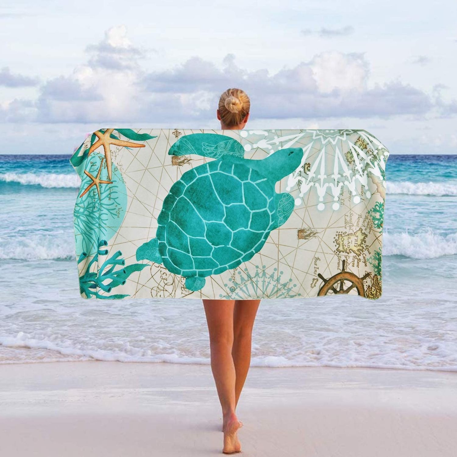 Unique beach shawl microfiber compact watermelon pattern  cotton beach towel