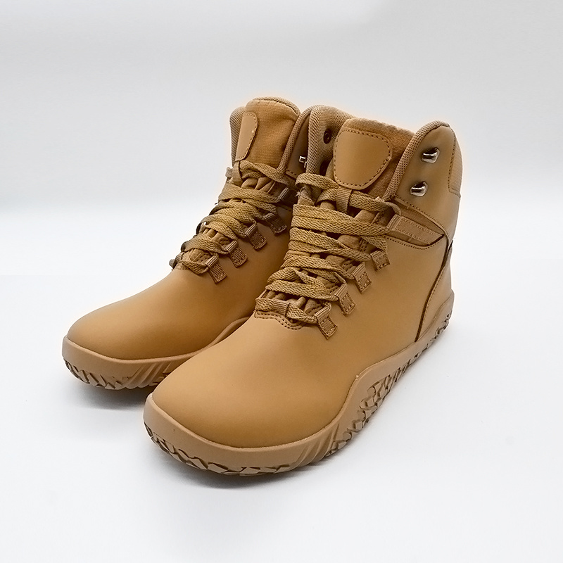 Casual Waterproof Lace Up Motorcycle Boots Non-Slip Sole Work High Top Sneaker Men Chukka Boot