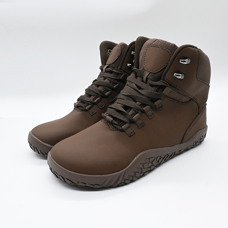 Casual Waterproof Lace Up Motorcycle Boots Non-Slip Sole Work High Top Sneaker Men Chukka Boot