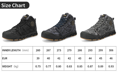 Men's Waterproof Hiking Boots Lightweight Work Boots Tactical Durable Combat Boots